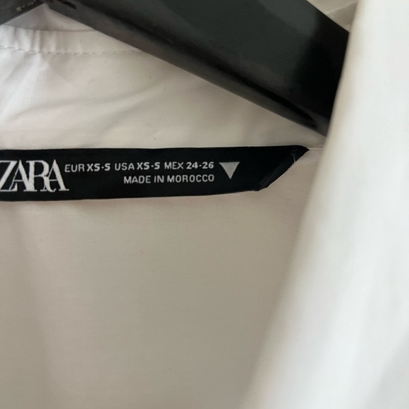 Zara Oversized Cotton Poplin Shirt Dress - Picture 3 of 3